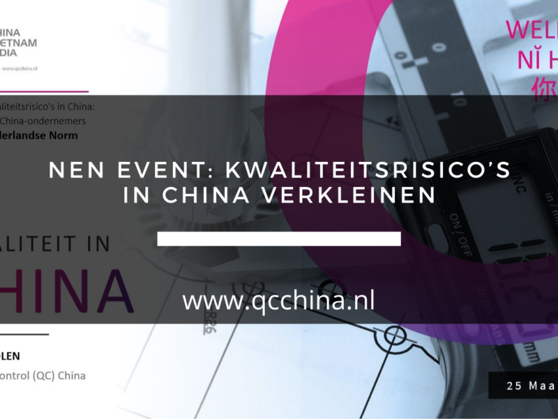 Verkleinen import risico's in China